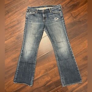 Vintage Adriano Goldschmied Flare Jeans Woman’s Size 32R USA Made